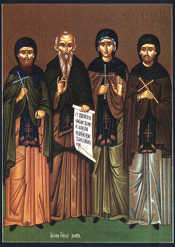St. Xenophon the Righteous, and his family Greek Orthodox