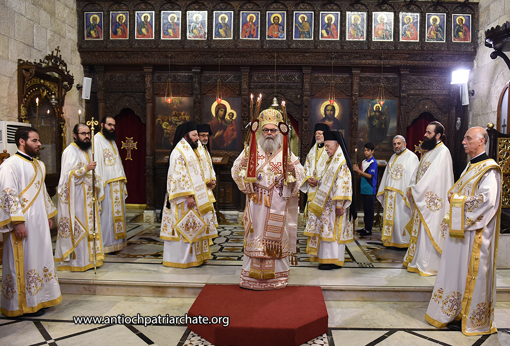 Patriarch John X celebrates Holy Liturgy of the Sunday of all Saints at